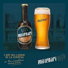 BIERE MILLENARI AMBREE - 5,3° - 33CL