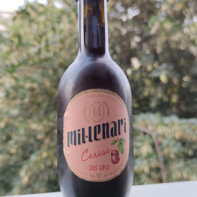 BIERE MILLENARI CERISE - 4.8° - 33CL