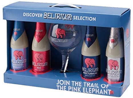 COFFRET DELIRIUM DISCOVERY (4x0,33CL+verre)