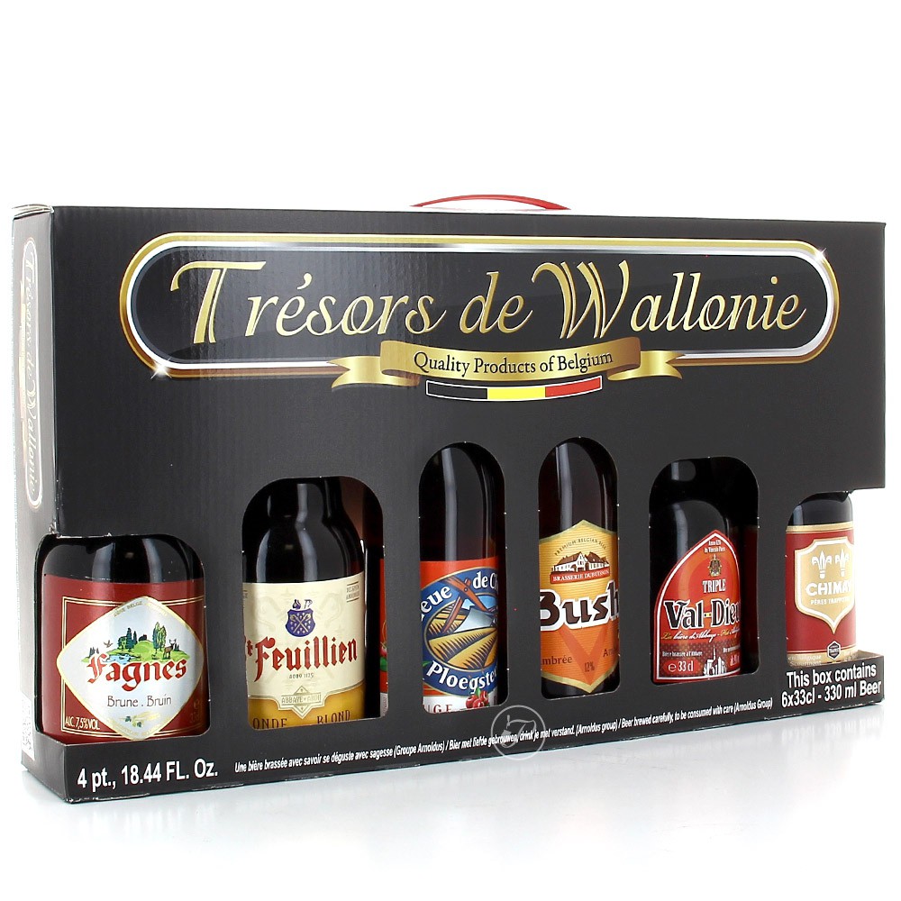 COFFRET Tresors de Wallonie (6x0,33)